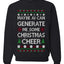 Maybe AI Can Generate Me Some Christmas Cheer, Funy Christmas Unisex Sweater, Ugly Christmas Crewneck Sweatshirts