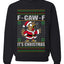 F-CAW-F IT'S CHRISTMAS, Ugly Christmas Unisex Sweater, Crewneck Sweatshirts