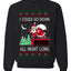 I Could Go Down All Night Long, Ugly Christmas Unisex Sweater, Crewneck Sweatshirts