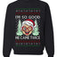 So Good He Came Twice, Unisex Ugly Christmas Sweater, Crewneck Sweatshirts