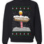 North Pole, Unisex Ugly Christmas Sweater Crewneck Sweatshirts
