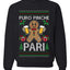 Puro Pinche Pari,Unisex Ugly Christmas Sweater, Crewneck Sweatshirts