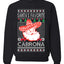 Santa's Favorite Cabrona, Unisex Ugly Christmas Sweater, Crewneck Sweatshirts