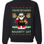 You're On Santa's Naughty List ICE Agent,Unisex Ugly Christmas Sweater, Crewneck Sweatshirts