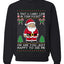 Is That A Candy Cane In Your Pocket Naughty Santa, Unisex Ugly Christmas Sweater, Crewneck Sweatshirts