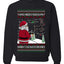 Santa Drone Show Reindeer, Unisex Ugly Christmas Sweater Crewneck Sweatshirts