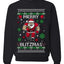 Merry Blitzmas, Football Christmas Sweater Design, Unisex Ugly Christmas Sweater Crewneck Sweatshirts