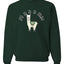 Fa la la la llama Xmas Ilama Merry Christmas Unisex Crewneck Graphic Sweatshirt