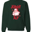 Santa Jolly AF Merry Christmas Unisex Crewneck Graphic Sweatshirt