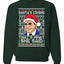 Santas Coming That's What She Said Michael Scott Merry Ugly Christmas Sweater Unisex Crewneck Graphic Sweatshirt