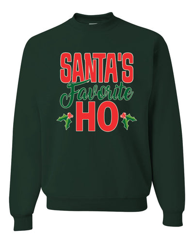 Santa's Favorite Ho Unisex Crewneck Sweatshirt