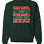 Dear Santa All I Want is Merry Christmas Unisex Crewneck Graphic Sweatshirt