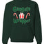 Gangsta Wrapper Merry Christmas Unisex Crewneck Graphic Sweatshirt