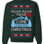 Please Please Please Come Home for Xmas Viral Pop Song Ugly Christmas Sweater Crewneck Sweatshirt