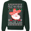 Feliz Navidad Puro Pinche Pari Funny Spanish Song Ugly Christmas Sweater Crewneck Sweatshirt
