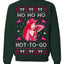 Ho Ho Ho Hot to Go, Funny Midwest Princess Pop Star Ugly Christmas Sweater Crewneck Sweatshirt