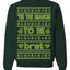 Tis the Season to Be Brat Music Rave Concert Merch Ugly Christmas Sweater Crewneck Sweatshirt