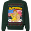 Trumpamania Funny Hogan 80s USA Wrestling Sports Parody Ugly Christmas Sweater Crewneck Sweatshirt