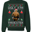 Ugly Ath Sweater Merry Chrithmith, Butt Viral Ugly Ass Boxing Fight, Funny Ugly Christmas Sweater Crewneck Sweatshirt