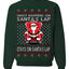 What Happens on Santa's Lap Stays on Santa's Lap, Funny Dirty X Rated Naughty Ugly Christmas Sweater Crewneck Sweatshirt