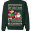 Slap Meme Award Show Parody Keep Santa's Name Out Your Mouth Ugly Christmas Sweater Unisex Crewneck Sweatshirt