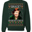Aunt Grace? She Died 30 Years Ago, Blessing Ugly Christmas Sweater Unisex Crewneck Sweatshirt