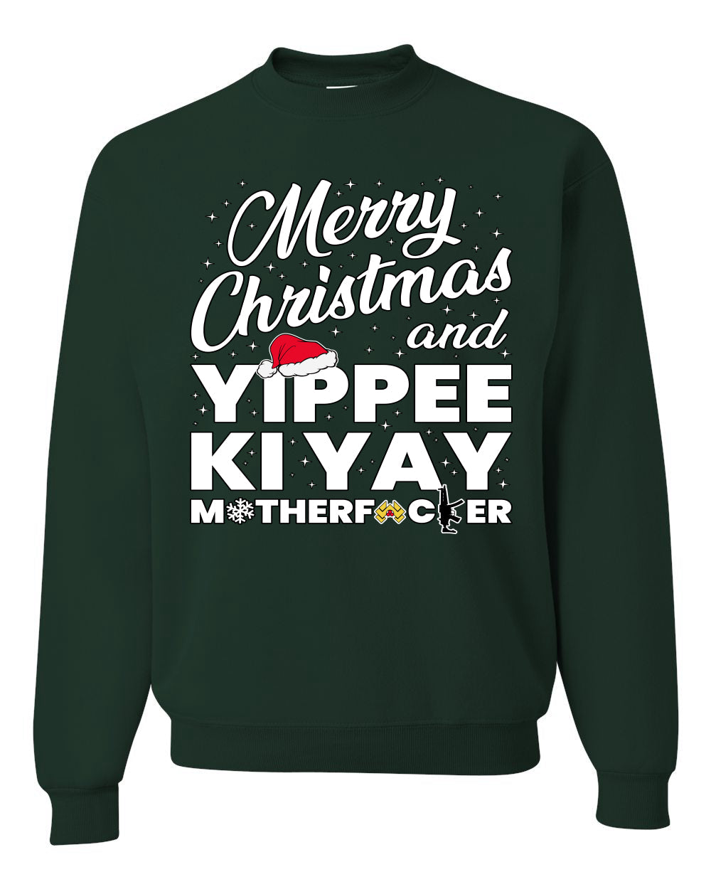 Merry Christmas and Yippee Ki Yay MOFO Christmas Unisex Crewneck Sweatshirt