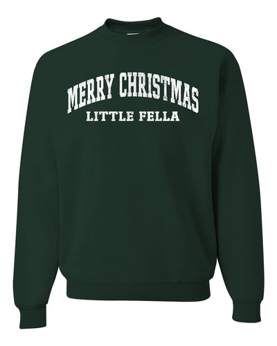 Vintage Movie Quote Merry Christmas Little Fella Christmas Unisex Crewneck Sweatshirt
