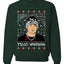 Peso Feliz Navidad Pluma Ugly Christmas Sweater Unisex Crewneck Sweatshirt