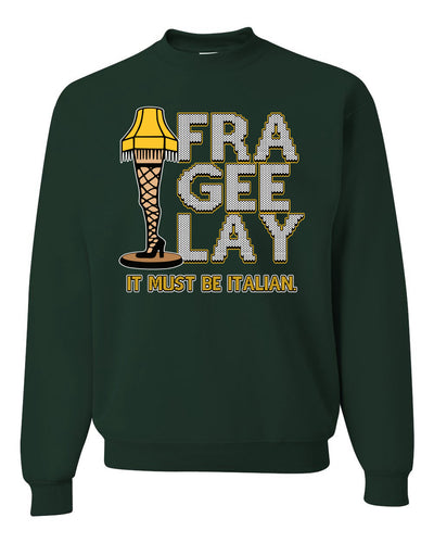 FRA-GEE-LAY Leg Lamp Story Christmas Unisex Crewneck Sweatshirt