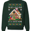Gingerbread Not A Crack House It's A Crack Home Ugly Christmas Sweater Unisex Crewneck Sweatshirt