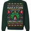 Nakatomi Corporation Christmas Party 1988 Plaza Logo, Classic Die Hard McClane 80s Xmas Movie Quote Ugly Christmas Sweater Crewneck Sweatshirt