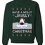 Have a Holly Jawlly Christmas, Cute Shark, Ugly Christmas Sweater, Crewneck Sweatshirts