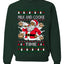 Milk And Cookie Time Christmas Sweater, Unisex Ugly Christmas Crewneck Sweatshirts