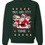 Milk And Titty Time Christmas Sweater, Unisex Ugly Christmas Crewneck Sweatshirts