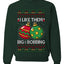 Big and Bobbing, Funny Unisex Ugly Christmas Sweater Crewneck Sweatshirts