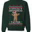 Official Gingerbread Taster, Unisex Ugly Christmas Crewneck Sweatshirts