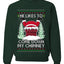 Come Down my Chimney, Unisex Ugly Christmas Sweater Crewneck Sweatshirts