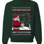 Santa Drone Show Reindeer, Unisex Ugly Christmas Sweater Crewneck Sweatshirts