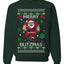 Merry Blitzmas, Football Christmas Sweater Design, Unisex Ugly Christmas Sweater Crewneck Sweatshirts