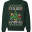 From The Windows To The Walls I'm About To Deck These Halls, Unisex Ugly Christmas Sweater Crewneck Sweatshirts