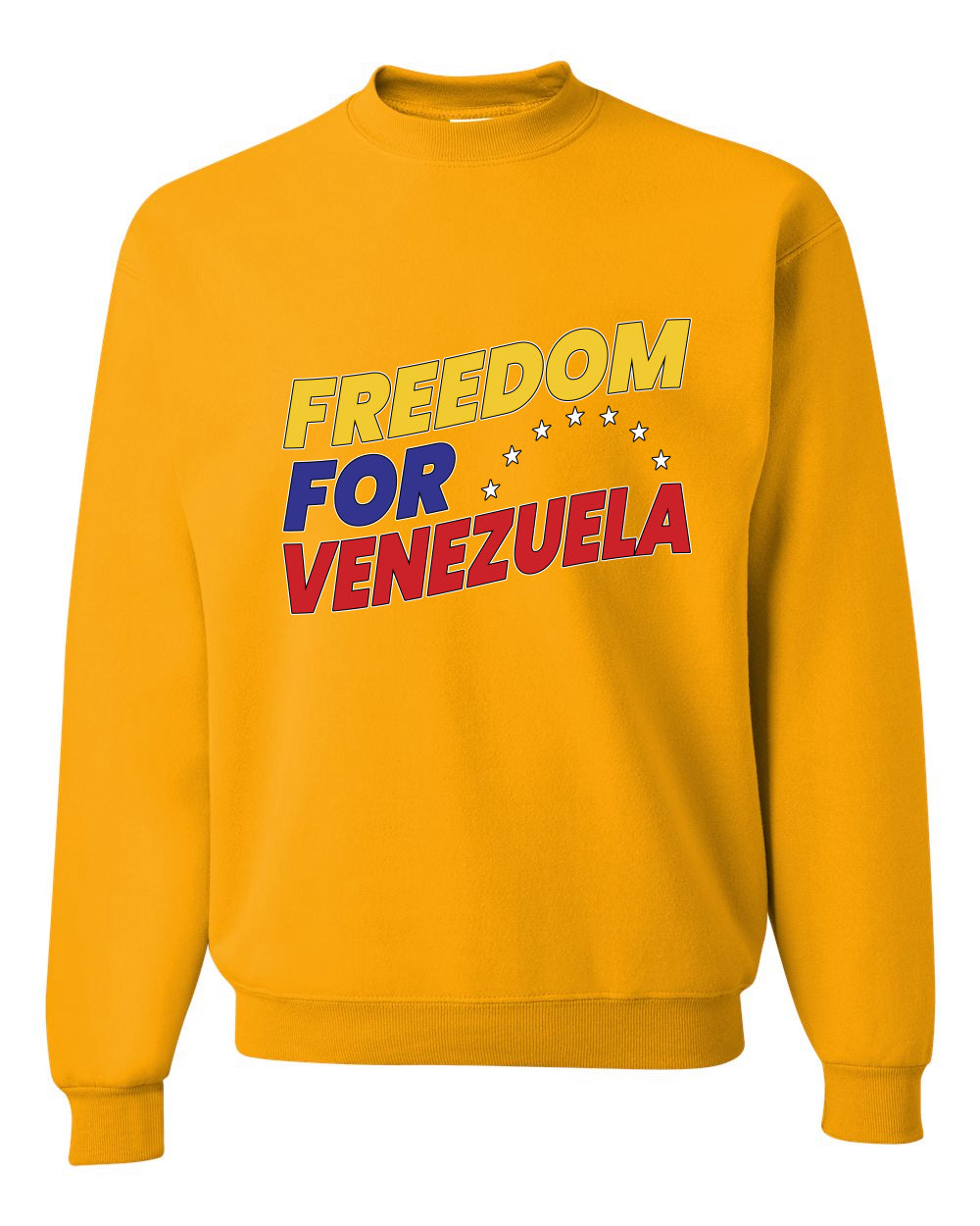 Freedom For Venezuelan Sweater, Unisex Crewneck Sweatshirts