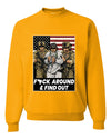 F Around & Find Out Venezuelan Dictator Maduro Captured Sweater, Unisex Crewneck Sweatshirts