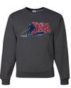 USA Winter Team Sports Fan Collection | USA Skier Sweater, Unisex Crewneck Sweatshirts