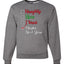 Naughty Nice I Tried Maybe Next Year Checklist Merry Christmas Unisex Crewneck Graphic Sweatshirt