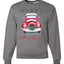 Merry Merry Christmas Red Car with Xmas Garland Merry Christmas Unisex Crewneck Graphic Sweatshirt