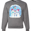Singing Snowmen Merry Christmas Unisex Crewneck Graphic Sweatshirt