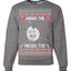 Under The Missle Toe Ugly Christmas Sweater Unisex Crewneck Sweatshirt