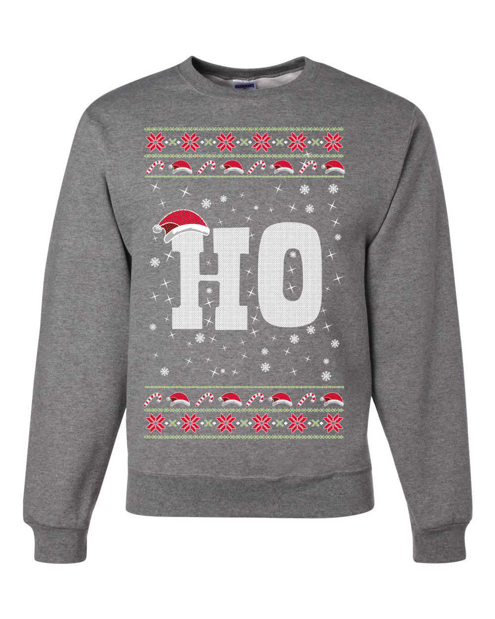 Christmas Ho Merry Ugly Christmas Sweater Unisex Crewneck Graphic Sweatshirt