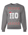 Christmas Ho Merry Ugly Christmas Sweater Unisex Crewneck Graphic Sweatshirt